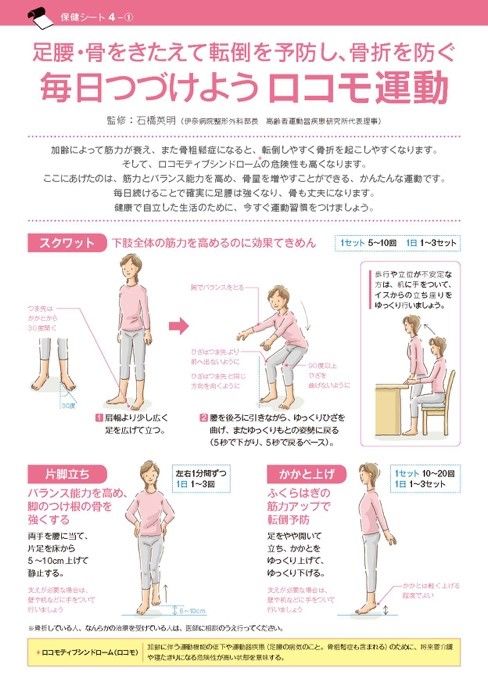 ロコモ運動内容